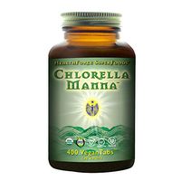 HealthForce SuperFoods Chlorella Manna - 400 Vegan Tablets - Freshwater Alga Supplement, Supports Detoxification, Antioxidant - Organic, Gluten Free - 66 Servings