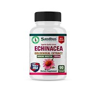 Echinacea Goldenseal Extract - Immune Booster 1000 mg per Serving Vegetarian Capsules 90 Ct- Supports Immune and Respiratory Health.