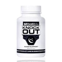 Infowars Life - Knockout Sleep Support (30 Capsules) – Natural Sleep Aid with Melatonin, Valerian, Chamomile & More to Fall Asleep Faster & Stay Asleep