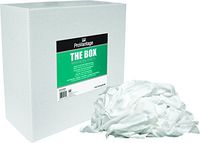 ProVantage Box of White Rags, 8 lb, Great Value and Performance for a Variety of Uses