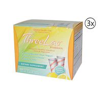 ThreeLac Probiotic Lemon Flavor Dietary Supplement 3.18 oz (3 Box)