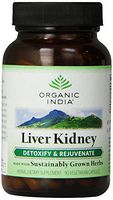 ORGANIC INDIA Liver Kidney, Herbal Supplement for Liver Support and Natural Kidney Support (90 capsules)