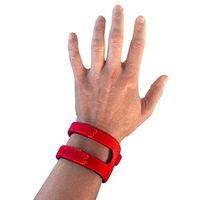 WristWidget (TM) - Patented, Adjustable Support, Wrist Brace for TFCC Tear- Triangular Fibrocartilage Injuries, Ulnar Sided Wrist Pain, Weight Bearing Strain - Left Or Right Hand - Regular RED