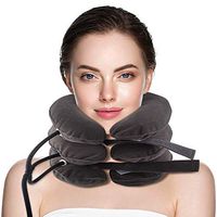 Cervical Neck Traction Collar Device Inflatable Spine Alignment Pillow Instant Pain Relief for Chronic Neck and Shoulder Pain