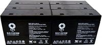 SPS Brand 1223W Replacement Battery for APC BackUPS Office BF500U (6 Pack)