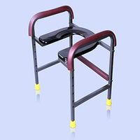 XIHAA Toilet Safety Rails, Safety Frame for Toilet with Easy Installation, Height Adjustable, Bathroom Safety