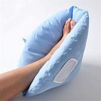 ZENGZHIJIE Heel Protectors for Pressure Sores,Foot Pillow Heel Cushion Protectors, Pressure Sore and Heel Ulcer Relief - Breathable Double Filled Moisture Wicking Core