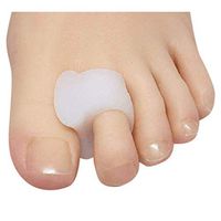 Toe Separators, Toe Straighteners, Toe Spacers for Medical, Fitness and Wellness Use - Stretchable Gel Caps Relief Toe Correctors for Men Women - Great for Pedicure, Bunion Corrector & Yoga (Large)