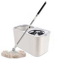 HXF- Rotating mop Hand free mop Household mopping artifact Wet and dry mop Automatic drying mop Mop bucket Lightweight