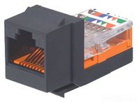 Panduit NK5E88MBLY Category-5E 8-Wire Lead-Frame Style Jack Module, Black