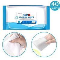 1 Pack 40 Sheets Alcohol Disinfectant Wipes, 75% Alcohol Wet Wipes, Cleaning Wet Wipes Wipes,Daily Disinfecting Use Antiseptic Sterilization for Tourism Hotel,Restaurant,Home,Office,Car