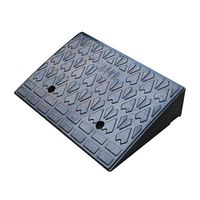 Portable Roadside Ramps, Car Stroller Locomotive Bicycle Mat- Car Repair Shop Store Garage Ramps Damping Pad Vehicle Ramps (Color : Black)