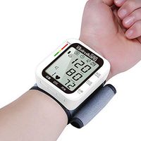 SOGG Blood Pressure Monitor for Home Wrist Blood Pressure Monitor Digital Sphygmomanometer Heart Rate Pulse 2 User Modes Each with 99 Memory Capacity,Black