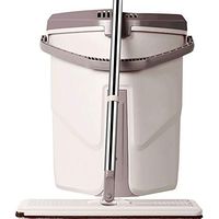 TZY Automatic Dehydration Rotary Mop Lazy Flat Mop Bucket Set Reinforcement Rod Rotating Mop Gluing Type Multi-Purpose Mop Household Mop