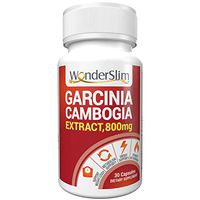 WonderSlim Garcinia Cambogia Extract, Supports Weight Management and Appetite Control - Non-GMO - 30 Count