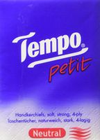 Tempo Pocket Facial Tissue Paper Hankies Handkerchief 36 Packs Neutral by starscreaming