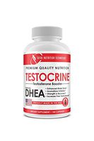 Testocrine - Testosterone Booster - DHEA - DAA - DIM - Tribulus Terrestris - Balance Estrogen - Gain Strength - Recovery - 180 Capsules - Total Nutrition Technology
