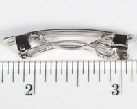 French Barrette Style Hair Clips 40mm 1 1/2 inch (100) 23004 by Minor Details