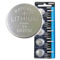 5PK CR2032 3V Coin Cell Battery For Computer Sensors|Watches|Car KeyFobs|RV2032