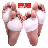 Metatarsal Pads Ball of Foot Cushions Plus Breathable Gel Pads Sleeves, Sole Cushion for Foot Care Pain Relief Mortons Neuroma Callus Bunion Forefoot Cushioning for Women and Men by Apetinox