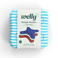 Welly Bandages - Bumper Stickers, Flexible Fabric, Adhesive, Designed for Knees and Elbows, Classic Patterns - 12 Count
