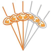NCAA Tennessee Volunteers Six Pack Team Sip Sport Straws