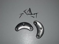 6 Pair of Eagle Brand Size 3XL Metal Heel Plates & Nails, for Shoes and Boots