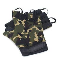 Outdoor Half Finger Sports Gloves Spring and Summer Men and Women All Refers to Bicycle Gloves Mountain Bike Accessories Motorcycle Riding Equipment 5 Colors Optional (Pair) (Color : Green C)