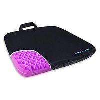 HANCHUAN Gel Seat Cushion Thick Chair Cushion Breathable Cushion Pad Gel Sits Pad - Tailbone, Lower Back Pressure Sore Relief for Car, Office, Wheelchair or Home 1.8 Inch Thickness