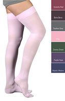 15-20 mmHg, Soft, Thigh, FF, Short, Silicone, Pink