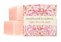 Greenwich Bay - 6oz Botanical Shea Butter - 3 Bar Soaps - Rosewater & Jasmine