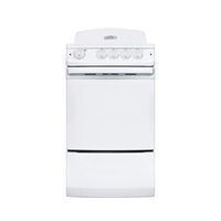 Summit RE203W 20 Inch Wide 2.3 Cu. Ft. Free Standing Electric Range with Sensor Cooking