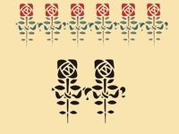 Roycroft Reminiscent Rose 6 X 6.75