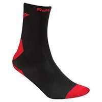 Bauer Hockey Core Performance Low Skate Socks, Compression Fit, Black/Red; X-Small (10.5-1.5 Youth)