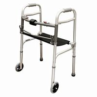 Roscoe Medical - 2 Button Walker with Seat - CM