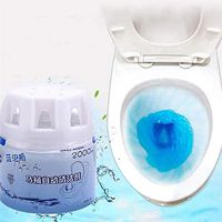 ARTIFUN 2 PCS Automatic Toilet Bowl Cleaner Magic Flush Bottle Helper Blue Bubble Cleaning Deodorizes Bathroom Toilet Tank and Bathroom Toilet Cleaner Amazing