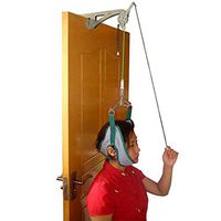 genmine Over The Door Cervical Traction Device Set Unit for Neck Shoulder Brace Head Pain Relief Home