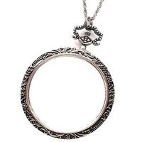 ZDDAB Portable Necklace Pocket Magnifier HD Child 10x Magnifier Handheld Magnifier Father's Day Gift