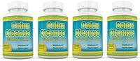 Colon Cleanse 1800 Max Weight Loss Detox Cleanse All Natural with Acai Fruit and Fennel Seeds 60 Capsules Per Bottle 4 Bottles