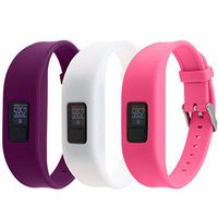 QGHXO Band for Garmin Vivofit 3 / Vivofit JR, Soft Silicone Replacement Watch Band Strap for Garmin Vivofit 3 / Vivofit JR/Vivofit JR 2 Activity Tracker, Fit 6.0 inches-9.0 inches (152mm-230mm) Wrist