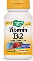 Nature's Way Vitamin B2, 100 mg per serving, 100 Capsules
