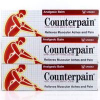 New Counterpain Relieves Muscular Aches and Pain Analgesic Balm Cream Warm 120g. 3 Packs