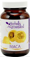 Herbally Grounded Organic Maca Root, Premium Grade Superfood Capsules, 100 Veggie Capsules, Rich in Antioxidants
