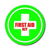 20" Circle Sign - First Aid Kit