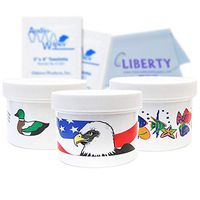 Audiologist Choice Hearing Aid Dehumidifier (Duck, Fish, or Patriotic Design) - Hearing Aid Dehumidifier Drying Jar w/Desiccant and AudioWipes Towelettes and Liberty Cloth (Duck)