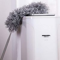 Microfiber Duster, Feather Duster with Extension Pole Reach 31.5" -108",360°Flexible Bendable Removable Washable Head for Interior Roof,Ceiling Fan,Cobweb,Cars,Furniture,Blinds