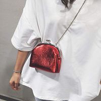 Fashionhe Women's Bag Shoulder Bag Crossbody Bag Summer Girl Solid Color Small Bag Cosmetic Bag Handbag (Black)