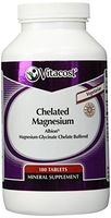 Vitacost Chelated Magnesium - Albion Magnesium Glycinate Chelate Buffered - 400 mg - 180 Tablets