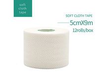 5cm×9M Soft Cloth Surgical Tape First Aid Tape, 12 Rolls/Box