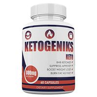 Ketogeniks - Advanced Weight Loss with Metobolic Ketosis Support - 60 Capsules - 1 Month Supply